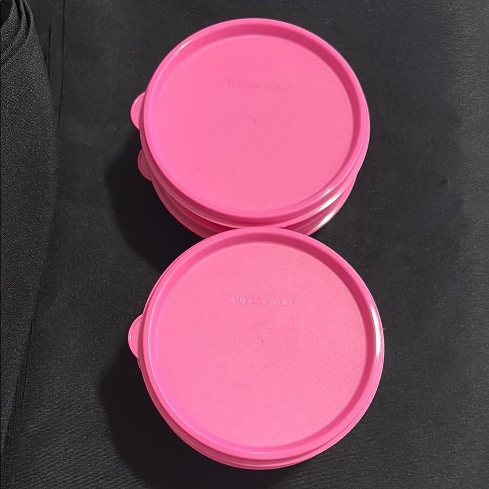 New - Tupperware Pink Storage Containers - 2 - Picture 2 of 3